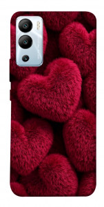 Чехол Fluffy hearts для Infinix Hot 12i