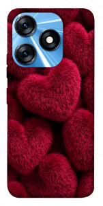 Чехол Fluffy hearts для TECNO Spark 10