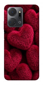 Чехол Fluffy hearts для Huawei Honor X7a