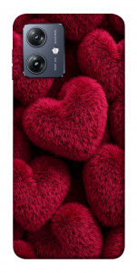 Чехол Fluffy hearts для Motorola Moto G54