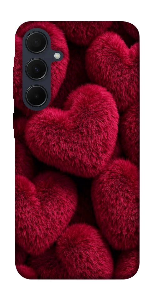 Чехол Fluffy hearts для Galaxy A35