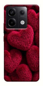 Чехол Fluffy hearts для Xiaomi Redmi Note 13 Pro 4G