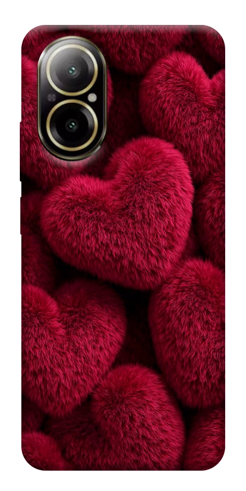 Чехол Fluffy hearts для Realme C67 4G