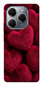 Чехол Fluffy hearts для TECNO Spark 20 Pro