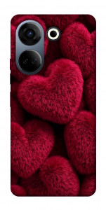 Чохол Fluffy hearts для TECNO Camon 20 Pro (CK7n)