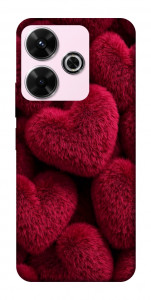 Чохол Fluffy hearts для Xiaomi Redmi 13 4G