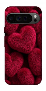 Чехол Fluffy hearts для Google Pixel 9 Pro