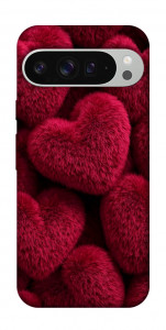 Чохол Fluffy hearts для Google Pixel 9 Pro XL