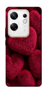 Чехол Fluffy hearts для Infinix Zero 30 4G