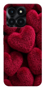 Чохол Fluffy hearts для Huawei Honor X6a