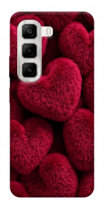 Чехол Fluffy hearts для Infinix Hot 50 4G