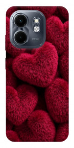 Чехол Fluffy hearts для Infinix Smart 9 4G
