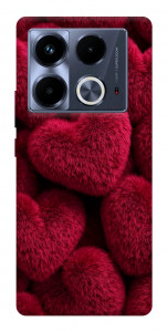 Чохол Fluffy hearts для Infinix Note 40 4G