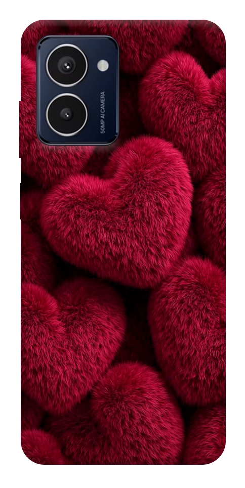 Чехол Fluffy hearts для HMD Pulse Pro