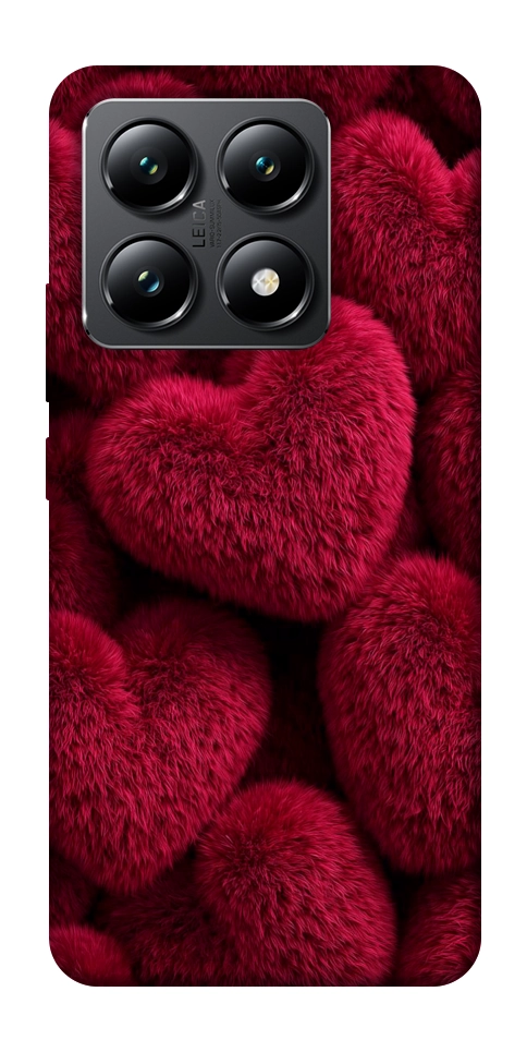 Чехол Fluffy hearts для Xiaomi 14T