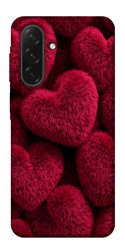 Чехол Fluffy hearts для Galaxy A26 5G