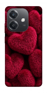 Чохол Fluffy hearts для Oppo А3х 4G