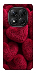 Чехол Fluffy hearts для Xiaomi Redmi Note 14 Pro 5G