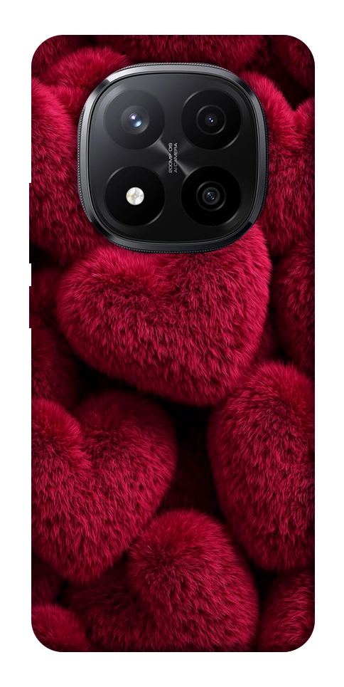 Чехол Fluffy hearts для Xiaomi Redmi Note 14 Pro+ 5G