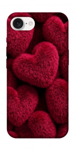 Чохол Fluffy hearts для iPhone 16e