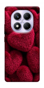 Чохол Fluffy hearts для Xiaomi Poco X7