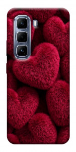 Чохол Fluffy hearts для Infinix Hot 50 Pro