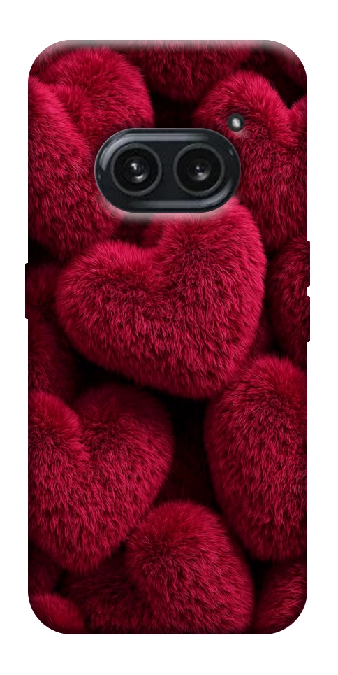 Чохол Fluffy hearts для Nothing Phone (2a)