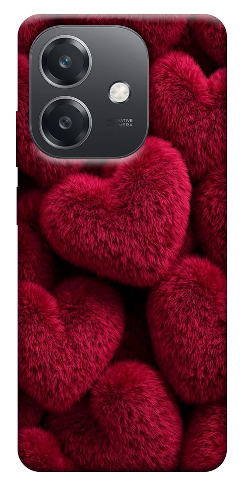 Чехол Fluffy hearts для Oppo A40m