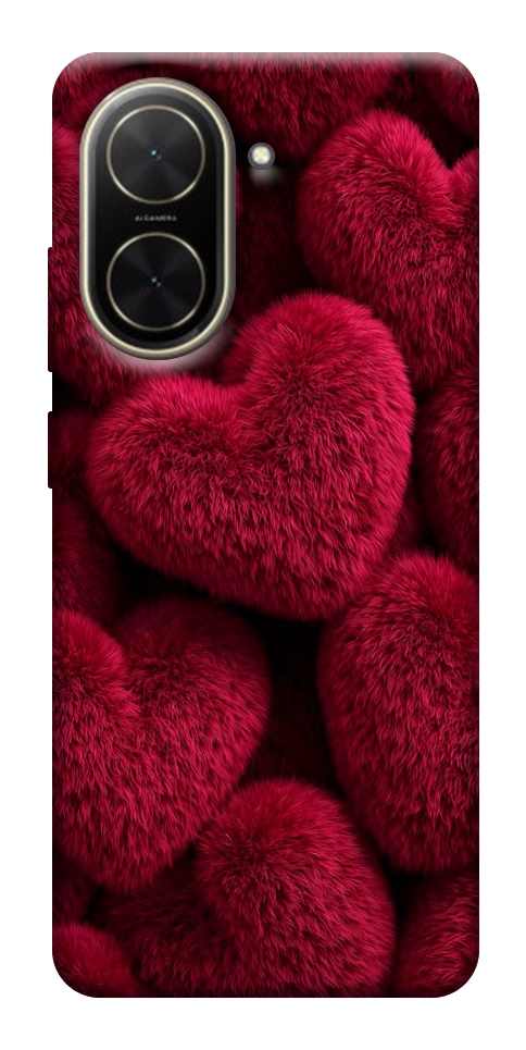 Чохол Fluffy hearts для Xiaomi Poco C71