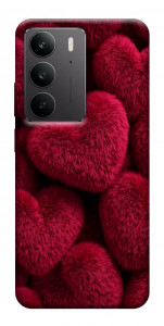 Чохол Fluffy hearts для Realme C75