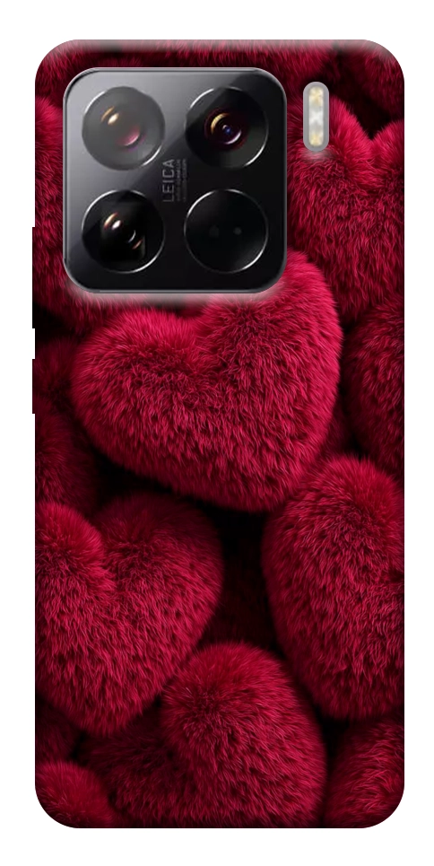 Чохол Fluffy hearts для Xiaomi 15 Pro