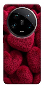 Чохол Fluffy hearts для Xiaomi 14 Ultra