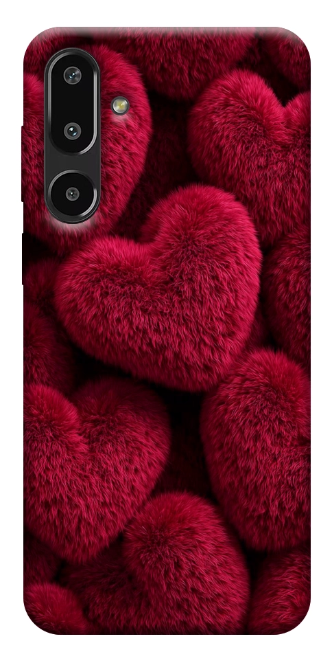 Чохол Fluffy hearts для Galaxy F16 5G