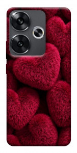 Чохол Fluffy hearts для Xiaomi Poco F6