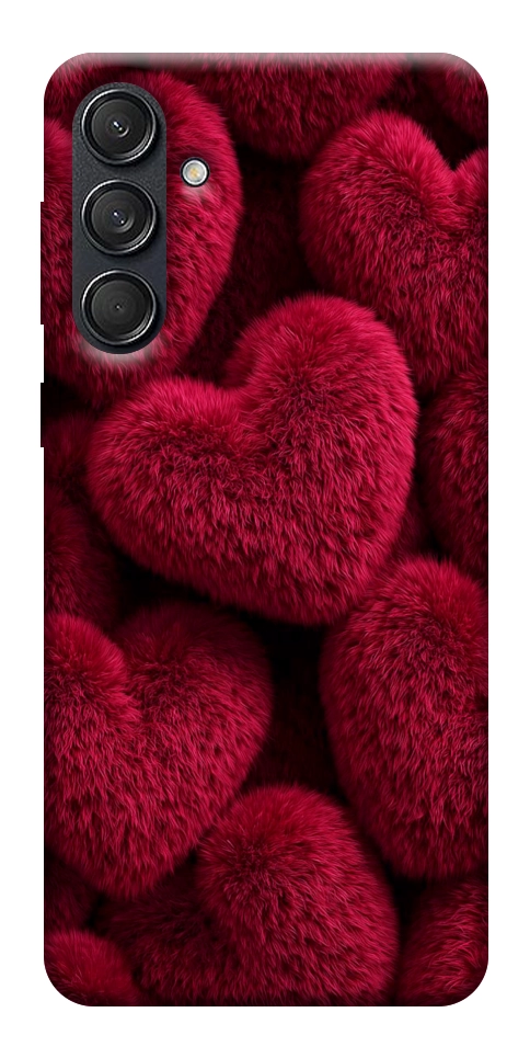 Чехол Fluffy hearts для Galaxy M55