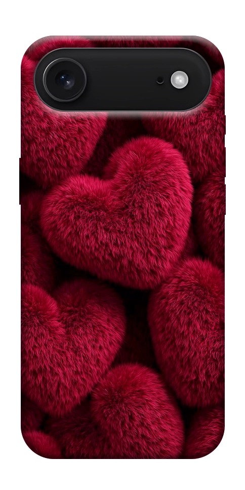 Чехол Fluffy hearts для iPhone 17 Air