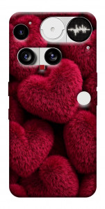 Чохол Fluffy hearts для Nothing Phone (3)