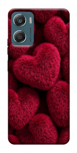 Чохол Fluffy hearts для Motorola Moto G06