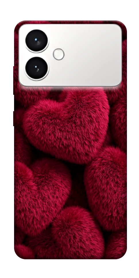 Чехол Fluffy hearts для Galaxy S26+