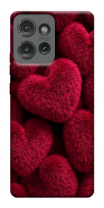 Чохол Fluffy hearts для Motorola Edge 50