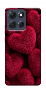 Чехол Fluffy hearts для Motorola Moto G86 Power