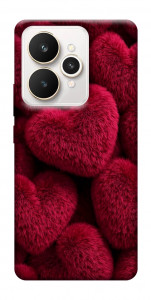 Чехол Fluffy hearts для Realme 15