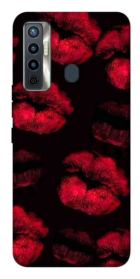 Чехол Kisses on black для TECNO Camon 17