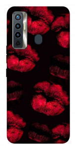 Чехол Kisses on black для TECNO Camon 17