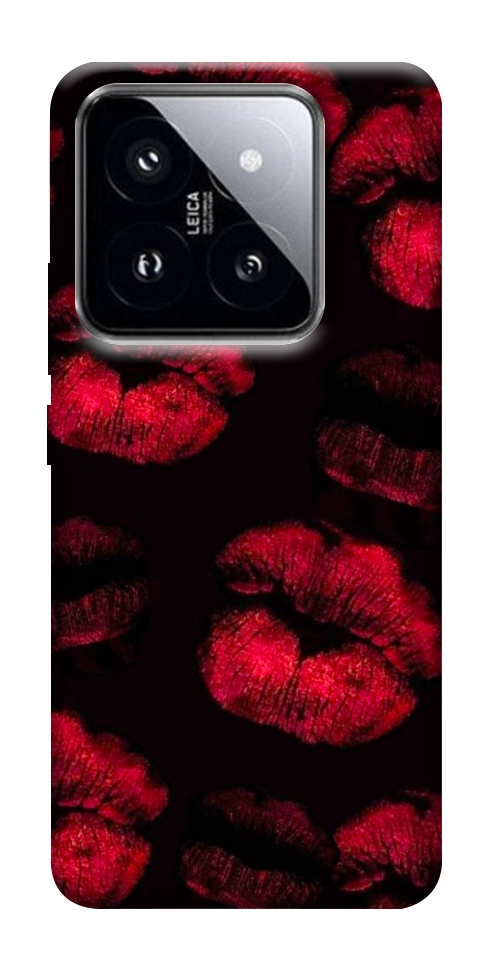 Чехол Kisses on black для Xiaomi 14 Pro