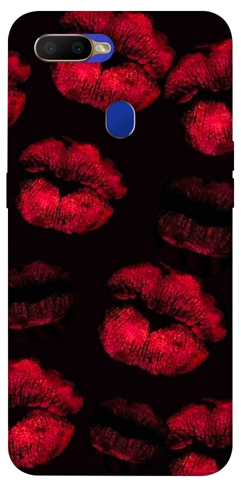 Чехол Kisses on black для Oppo A7