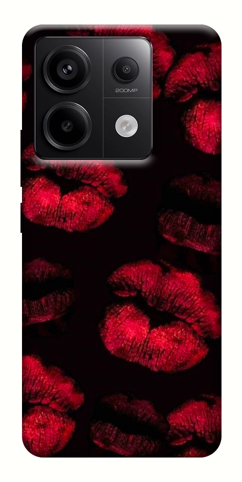 Чехол Kisses on black для Xiaomi Redmi Note 13 Pro 4G