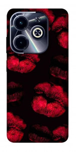 Чохол Kisses on black для Infinix Hot 40i