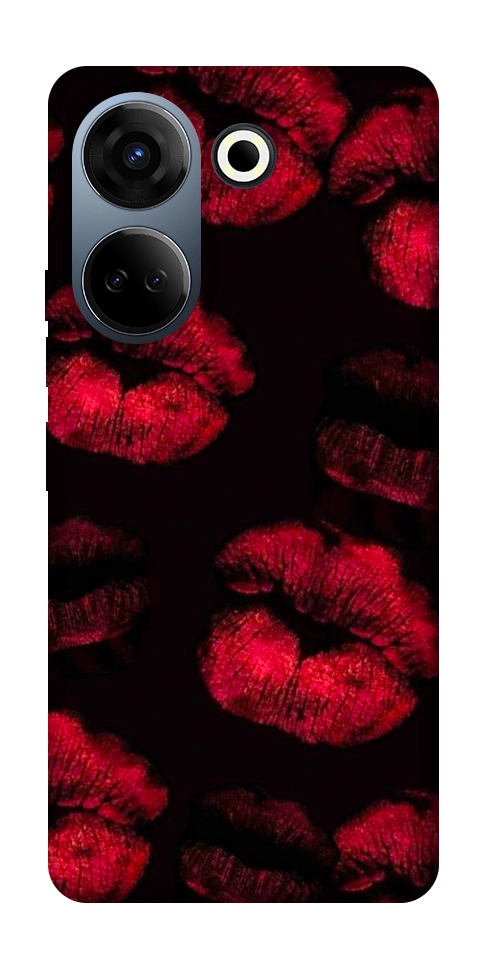 Чехол Kisses on black для TECNO Camon 20 Pro (CK7n)