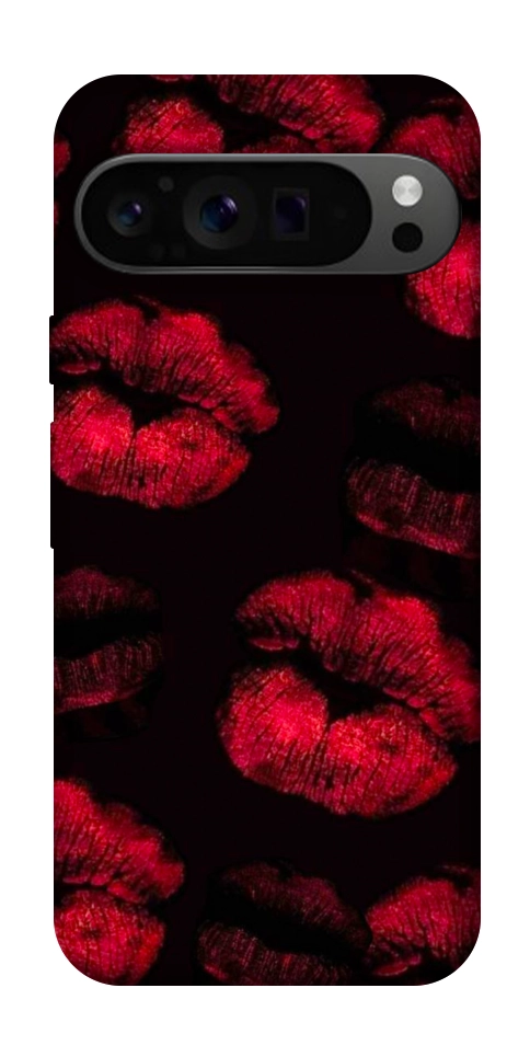 Чехол Kisses on black для Google Pixel 9 Pro